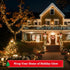 33FT 500LED 8 Christmas Lights Plug in,Cluster String Lights with Timer and Modes,Mini Globe Lights for Indoor Outdoor
