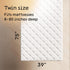 Niagara Cotton Mattress Protector Twin 39x75, Non Noisy Cooling Breathable Ultra Plush Extra Deep Fits 20 Inches