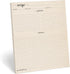 321Done Recipe Paper: 8.5x11 Tan Full Page Blank Recipe Paper, 50-Pack for Recipe Binder and Organizer