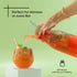 Set 3 1 JoyJolt Glass Carafe with Lid, of Liter Glass Pitcher for Mimosa Bar, Water, Iced Tea, Juice, Wine, Lemonade