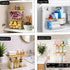2 Set 4-13 Pantry organizers and Storage,Trash Bag Holder Under sink Organizer for Gal Bags,Trash Bag Dispenser