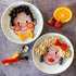 Ms. Food Face Kids' Dinner Plate - Fun Ceramic Design