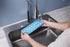 SILICONE 14 BALL ICE TRAY - BLUE, Easy Release Flexible Ice Tray with Removable Top and Spill Resistant Design