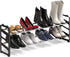 Simple Houseware 2-Tier Expandable (18''-34'') and Stackable Shoe Racks with Shelves for