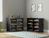 4 16 Closet HOMIDEC Shoe Rack, Tier Shoe Storage Cabinet Pair Plastic Shoe Shelves Organizer for Hallway Bedroom
