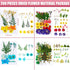 Nuanchu 200 Pcs Dried Pressed Flowers for Crafts, Natural Real Leaves Bulk for DIY Art Jewelry Making