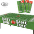 AnapoliZ Football Tablecloth Plastic | 3 Pcs Party Pack (54" x 72") | Rectangular Game Day Table Cover