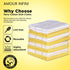 AMOUR INFINI Cotton Kitchen Dish Cloths Set of 8, Highly Absorbent, Super Soft Premium Terry Cleaning Cloth (12"x12"