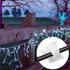 120 Pieces Outdoor Cable Clips, Adhesive Wire Holder Organizer for Christmas Fairy Lights, Medium, White