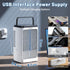 Portable Air Conditioners Evaporative Air Cooler with 4 Wind Speeds 8H Timer & 7 Color Light for Room