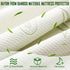Twin Size Waterproof Mattress Protector, Premium Cooling Viscose from Bamboo, Breathable, 21" Deep Pocket