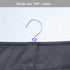 asoqwal 2 Pack 12 Closet Large Pockets Hanging Shoe Organizer for with Roating Hanger for Storage Mens Shoes,Kids
