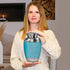 Trupoint Memorials Cremation Urns for Human Ashes - Decorative Burial Urn for Adult Men and Women, Large Light Blue