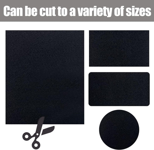 Activated Charcoal Hepa AC Vent Filter Replacement - Carbon Fabric Filter 16" x 48" x 0.12"