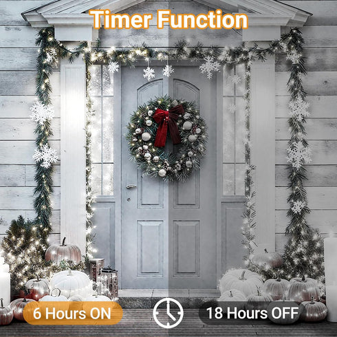 4 Pack 33FT 100LED 8 Dimmable litogo Fairy Lights Battery Operated with Timer, Twinkle String Lights USB-C Powered