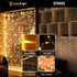300 Dazzle Bright LED Curtain Lights, Plug in Fairy Curtain Lights for Bedroom, Christmas Hanging String Lights Outdoor