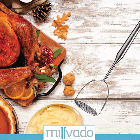 Potato Masher Stainless Steel, Best Kitchen Tool for Mashed Potatoes, Avocado, Sweet Potato, Beans, Heavy Duty Metal