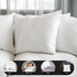 Foamily Throw Pillows Insert, 18 x 18 Inches (Set of 4), Hypoallergenic, Made in USA.