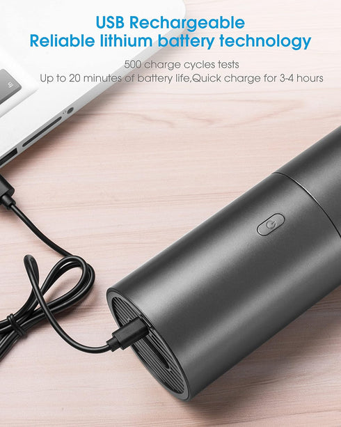 Brigii Mini Vacuum Cleaner, Small Handheld Cordless USB Rechargeable Dust Buster and Blower for Desktop, Keyboard, Car