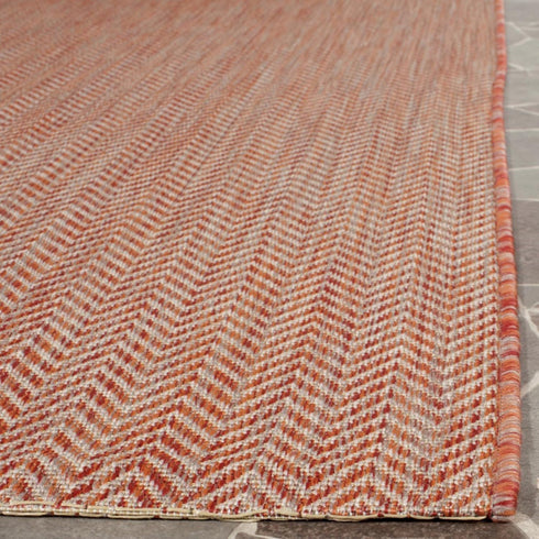 SAFAVIEH 2'7" x 5' Courtyard Accent Rug, Natural & Cream, Non-Shedding, Easy Care for Indoor/Outdoor