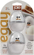 2 Pack Joie Eggy Go Pods, Boiled Egg Holder for Travel or Fridge Storage, Hard Container with Twist On Lid, Compact