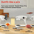 Instant Pot Slicer/ Shredder Attachment for Instant Stand Mixer Pro, Includes 2 Shredding Blades, Slicing Blade, Food