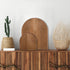 Decorative Wood Cutting Board, 2 Pcs Rainbow Shaped Wooden Board, Boho Decor