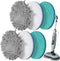 Frescares S7001 Upgraded Steam&Scrub Mop Pads Kit for Shrak,S8201 S8001 S7000 S7201