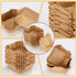 Uiifan 1200 Pcs Square Cupcake Liners 1.77"x1.77" Disposable Greaseproof Paper Baking Cups for Wedding Graduation Party