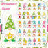 Hoteam 30 Pcs Spring Magnets Swedish Gnomes Refrigerator Magnet Cute Summer Fridge Magnet Garage Door Magnet Car Magnetic for Spring Summer Holiday Metal Door Dishwasher Decoration Party Supplie