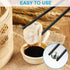 ONEHERE 10 Pairs Fiberglass Chopsticks Family Set, Reusable Non-slip for Sushi, Noodles, Hotpot, 9.5 inches, Classic