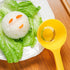 Rice Ball Spoon, 5Pcs Plastic Rice Paddle, Non Stick Rice Scooper for Kitchen, Restaurant, Sushi Making (Yellow)