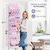Closet 20 MISSLO Clear Over the Door Shoe Organizer Large Deep Pockets Hanging Shoe Rack for Fit Pairs Shoe Holder