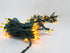 100 18 20 Gold Frost Christmas Lights on a Green Wire String, UL Approved, Indoor and Outdoor Use, Foot of Lighted