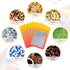 Funfery 100 Pieces Resealable Smell Proof Bags for Food Storage, Clear Mylar Bags for Small Business Packaging