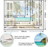 Leeisysme Beach Landscape Tapestry: Tropic Ocean Sea Island Palm Tree Seaside Tapestries for Living Room Summer Wall