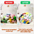 Clear Stuffed Animal Storage Bean Bag Chair Cover for Kids, Extra Large Waterparoof Beanbag Chair Cover with Zipper