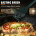 Walfos Silicone Basting Pastry Brush Set, 2 Pcs in Ink Green, Perfect for BBQ Grill Kitchen Cooking