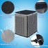Qualward Full Mesh Central Air Conditioner Cover with Detachable Waterproof Top, 32×32×36 Inch