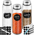 Segarty Spice Jars with Label Set, 3 Pack 15 oz Large Glass