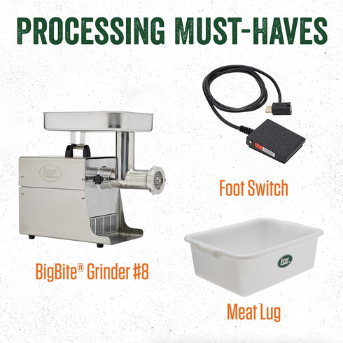 Packaging LEM Products Ground Meat System, Blue
