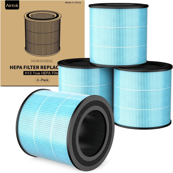 AP0601 Air Purifier Replacement Filters, 4-IN-1 High-Efficiency HEPA Filter (4 Pack)