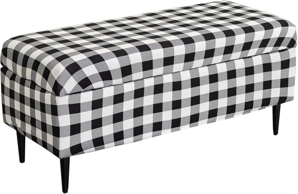CRFATOP Printed Rectangle Ottoman Stool Cover Stretch Folding Storage Footstool Bench Slipcovers