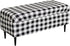 CRFATOP Printed Rectangle Ottoman Stool Cover Stretch Folding Storage Footstool Bench Slipcovers