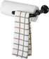 MyGift Wall-Mounted Paper Towel Holder Under Cabinet Hanging Dish Towel Rack and