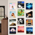 12 Pack 12-Inch Album Laurensory Vinyl Record Shelf Wall Mount, Clear Acrylic Storage Holder, Floating Display Shelves