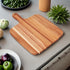 14''X10'' ZeQi Acacia Wood Cutting Board with Handle / Charcuterie Board/Serving Board/Cheese, Bread, Vegetables