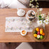 Country (14 28 Inch, ARTABLE Lace Tablecloth - Linen Color Embroidery Farm Elegant Coffee Tablecloth - Kitchen & Dining