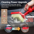 GASPRO Steam Grill Brush Bristle Free for Outdoor Grill, BBQ Grill Cleaning Brush with Replaceable Scrub Sponge Head