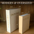 Flaxen Set (Set 2, Decorative Books for Home Decor Faux Book Storage Box with Magnetic Closure & Linen Cover Coffee